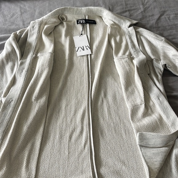 Zara gray button down - Picture 5 of 7